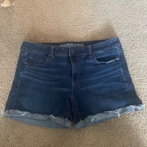 AE midi denim shorts